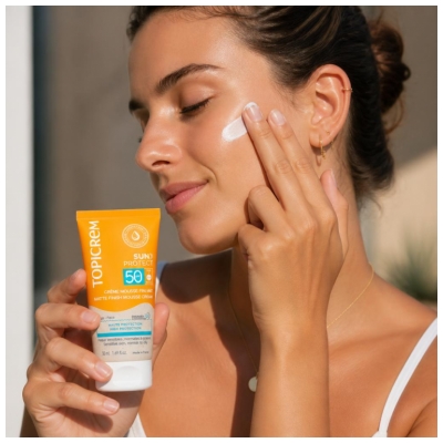 Topicrem Sun Protect Crème Mousse Fini Mat SPF50 50 ml