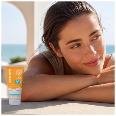 Topicrem Sun Protect Crème Mousse Fini Mat SPF50 50 ml