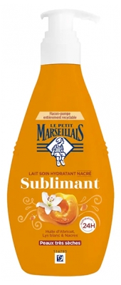 Le Petit Marseillais Lait Soin Hydratant Nacré Sublimant Peaux Très Sèches 250 ml