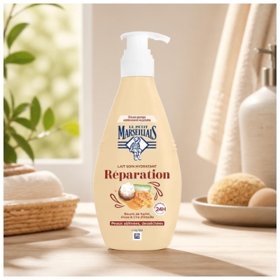 Le Petit Marseillais Nawilżające Mleczko Regenerujące do Skóry Zniszczonej i Wysuszonej 250 ml