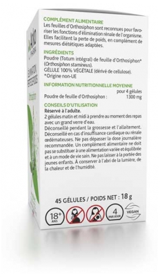 Arkopharma Arkogélules Orthosiphon 45 Gélules