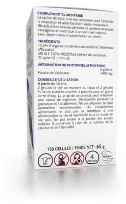 Arkopharma Arkogélules Valériane 150 Gélules