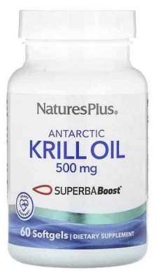 Natures Plus Huile de Krill SuperbaBoost 60 Capsules
