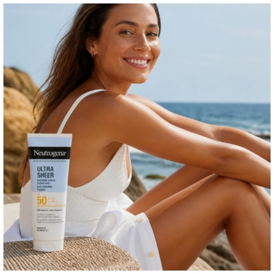 Neutrogena Ultra Sheer Lait Invisible Solaire SPF50 200 ml
