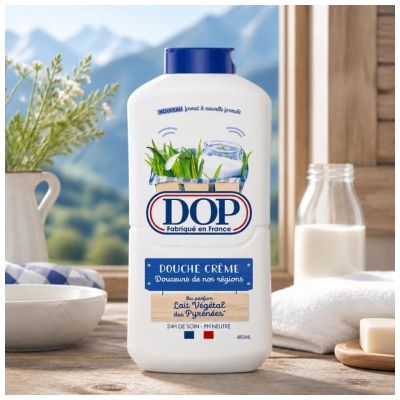 Dop Douceurs de Nos Régions Cremă de Duș Lapte Vegetal din Pirinei 480 ml