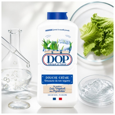 Dop Douceurs de Nos Régions Cremă de Duș Lapte Vegetal din Pirinei 480 ml