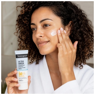 Neutrogena Ultra Sheer Fluide Invisible Solaire Hydratation SPF50 50 ml