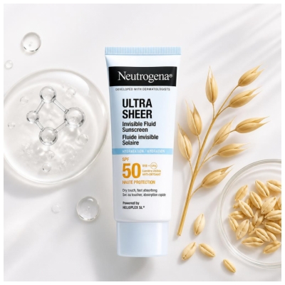 Neutrogena Ultra Sheer Invisible Fluid Sun Hydration SPF50 50 ml
