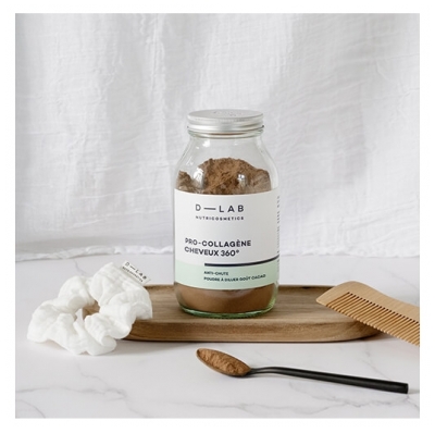 D-Lab Nutricosmetics Poudre Pro-Collagène Cheveux Cacao D-Lab 1 mois