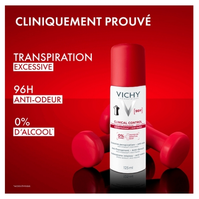 Vichy Clinical Control Anti-Transpirant 96H 125 ml