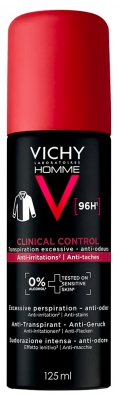 Vichy Homme Clinical Control Antiperspirant 96H 125 ml