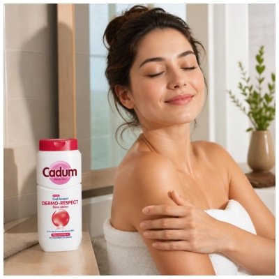 Cadum Sprchový Gel Dermo-Respect Bez Mýdla Eko-Náplň 500 ml