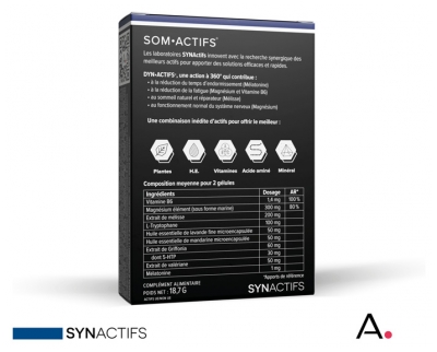 Aragan Synactifs SomActifs 30 Gélules
