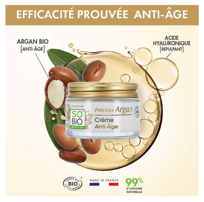 Léa Nature SO BIO étic Précieux Argan Crème Anti-Âge Bio 50 ml