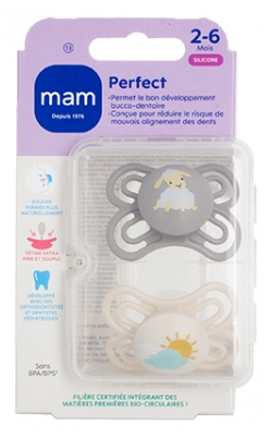 MAM 2 Sucettes Perfect 2-6 Mois