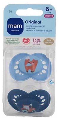 MAM 2 Lollipops Original Nature 6 Mesi e Oltre - Modello: Volpe e trattore