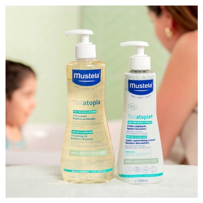 Mustela Stelatopia+ Lipid-Replenishing Cream Anti-Itching Organic 300ml