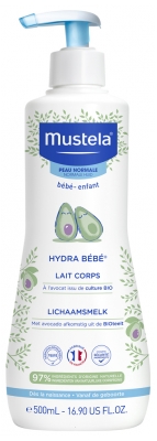 Tělové mléko Mustela Hydra Bébé s avokádem 500 ml