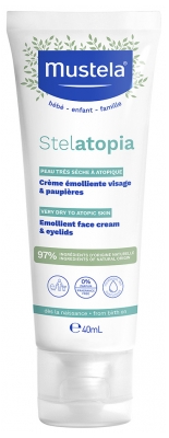 Mustela Stelatopia Emolienta Krēms Sejai 40 ml