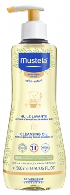 Mustela Bebé-Criança Óleo Lavante Pele Seca 500 ml