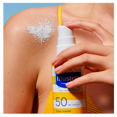 Mustela Spray Solaire Haute Protection Bébé-Enfant-Famille SPF50 200 ml