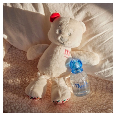 Mustela Musti Parfumeret Plejende Vand 50 ml + Tøjdyr