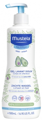 Mustela Mild Vaskegel med Avocado 500 ml