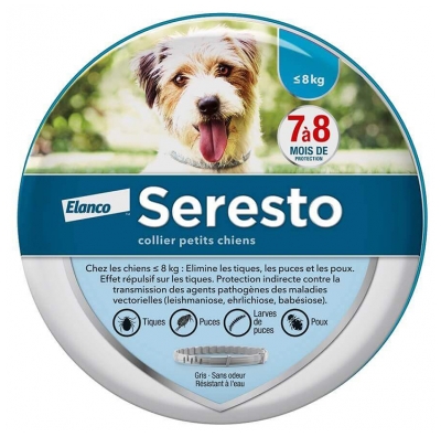Seresto Antipararasithalsband Små hundar under 8 kg
