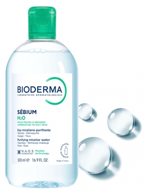 Bioderma Sébium H2O Purifying Micellar Cleansing Water 500 ml