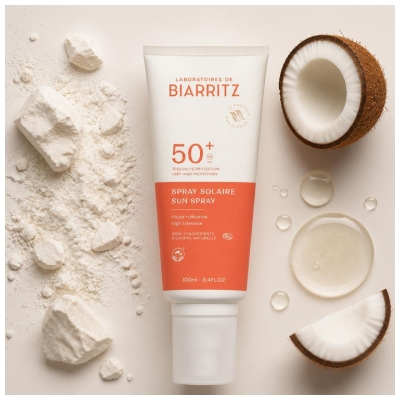 Laboratoires de Biarritz Spray Solar pentru Față și Corp SPF50+ Bio 100 ml