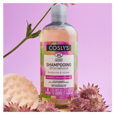 Coslys Șampon Détox Fraîcheur Bio 500 ml