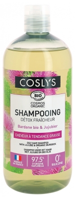 Coslys Shampoing Détox Fraîcheur Bio 500 ml