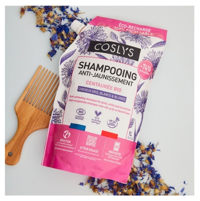 Coslys Anti-gullende Økologisk Shampoo Øko-refill 1 L