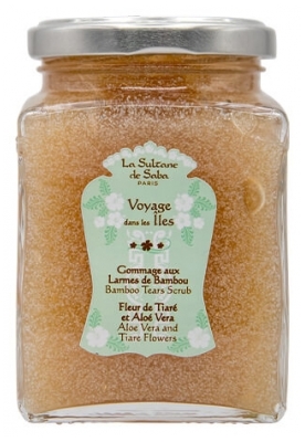 La Sultane de Saba Gommage Corps Larmes de Bambou Fleur de Tiaré Aloe Vera