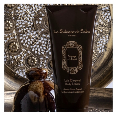 La Sultane de Saba Lait Corporel Ambre Musc Santal