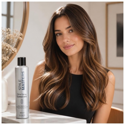 Style Masters Revlon Professional Glamourama ieveidošanas aerosols, fiksācija un spēcīgs spīdums, 300ml