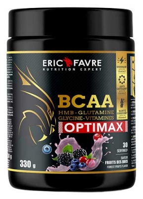 Eric Favre BCAA Optimax 330 g - Arôme : Fruits des Bois