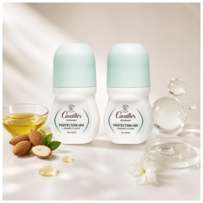Rogé Cavaillès Deodorant Dermato Gegen Geruch 48H Roll-on Doppelpack 2 x 50 ml