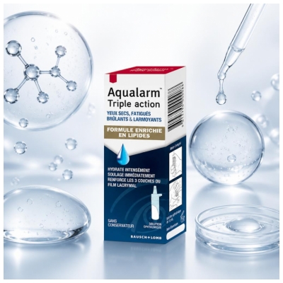 Bausch + Lomb Aqualarm Triple Action Night 10 ml