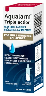 Bausch + Lomb Aqualarm Triple Action Night 10 ml