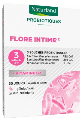Naturland Probiotiques Flore Intime 30 Gélules