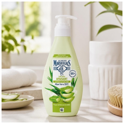 Le Petit Marseillais Lait Soin Apaisant Hydratation 48H 250 ml