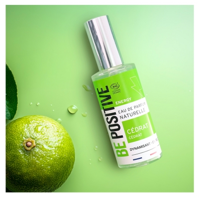 Be Positive Energy Eau de Parfum Cédrat Dynamisant Bio 50 ml
