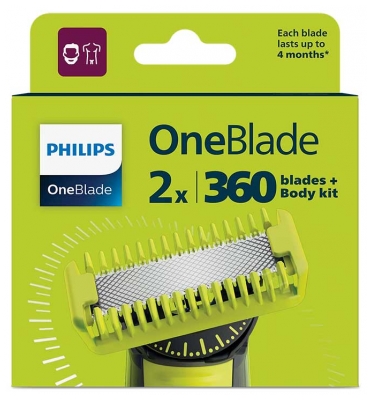 Philips OneBlade 360 2 Lames + Kit Corps