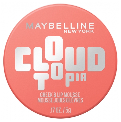 Maybelline New York Cloudtopia Mousse Joues & Lèvres 5 g - Teinte : 06 Coral Illusion