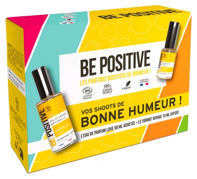 Be Positive Love Eau de Parfum Vanille Lâcher-Prise Bio 50 ml + 15 ml cadou
