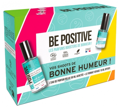 Be Positive Relax Apă de Parfum Ceai Alb Calmant Bio 50 ml + 15 ml Cadou