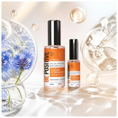 Be Positive Optimism Eau de Parfum Fleur d'Oranger Positivant Bio 50 ml + 15 ml Offert