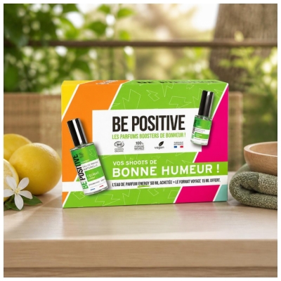 Be Positive Energy Eau de Parfum Cédrat Dynamisant Bio 50 ml + 15 ml Gratis