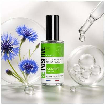Be Positive Energy Eau de Parfum Cédrat Dynamisant Bio 50 ml + 15 ml Gratis